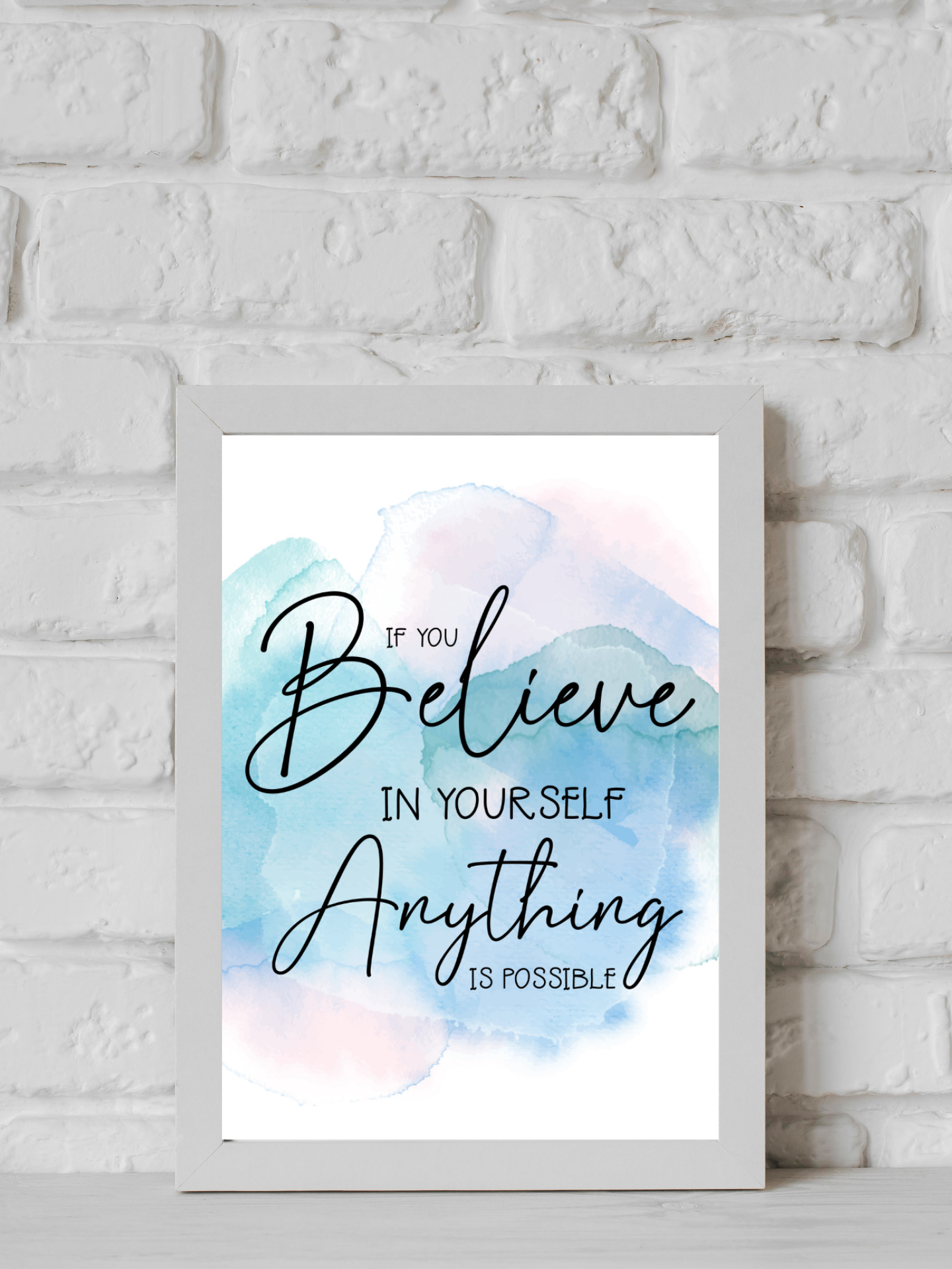 Inspirational Quote Frame - Personalized