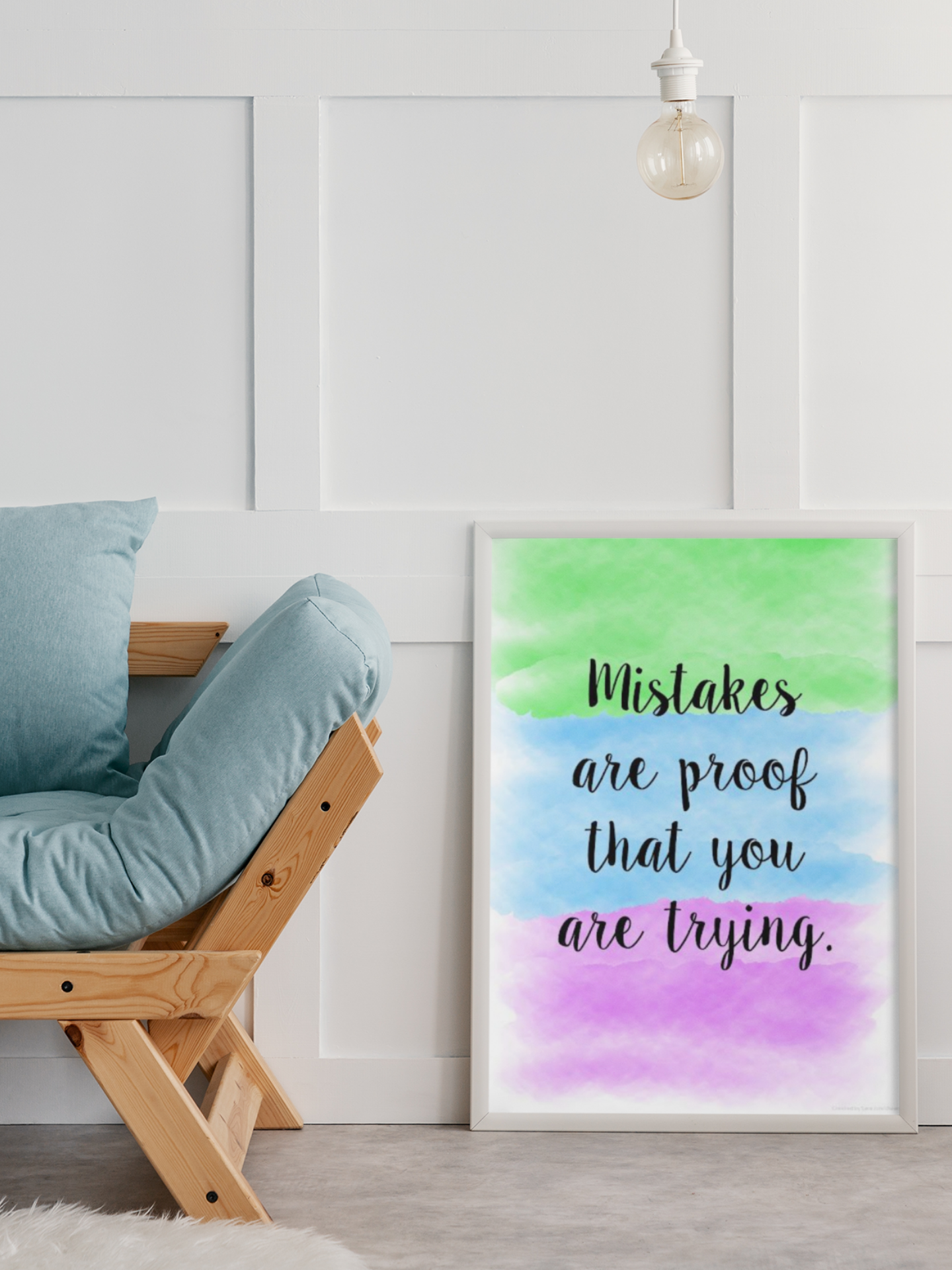 Inspirational Quote Frame - Personalized