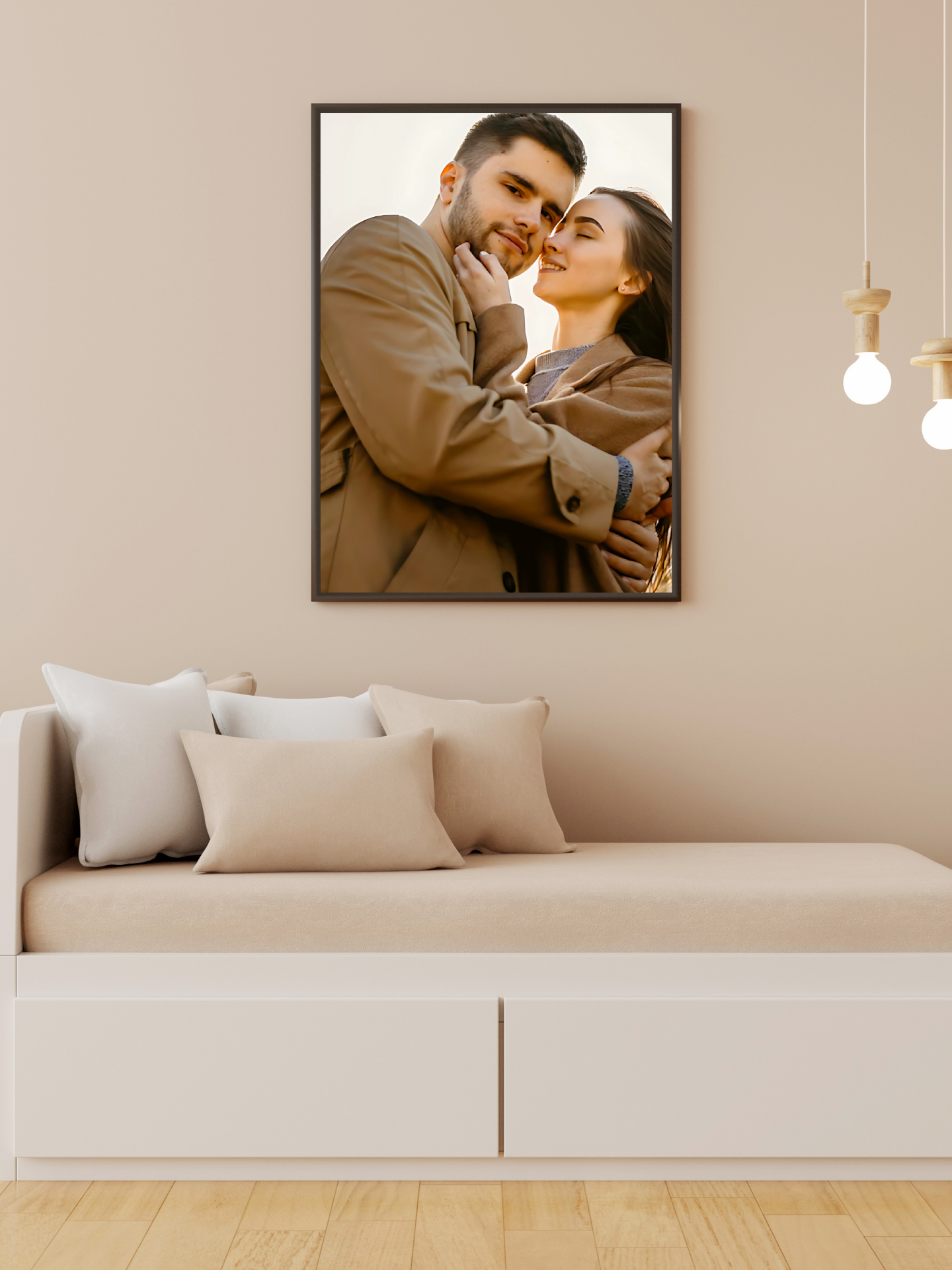 Loving Couple Photo Frame - Personalized
