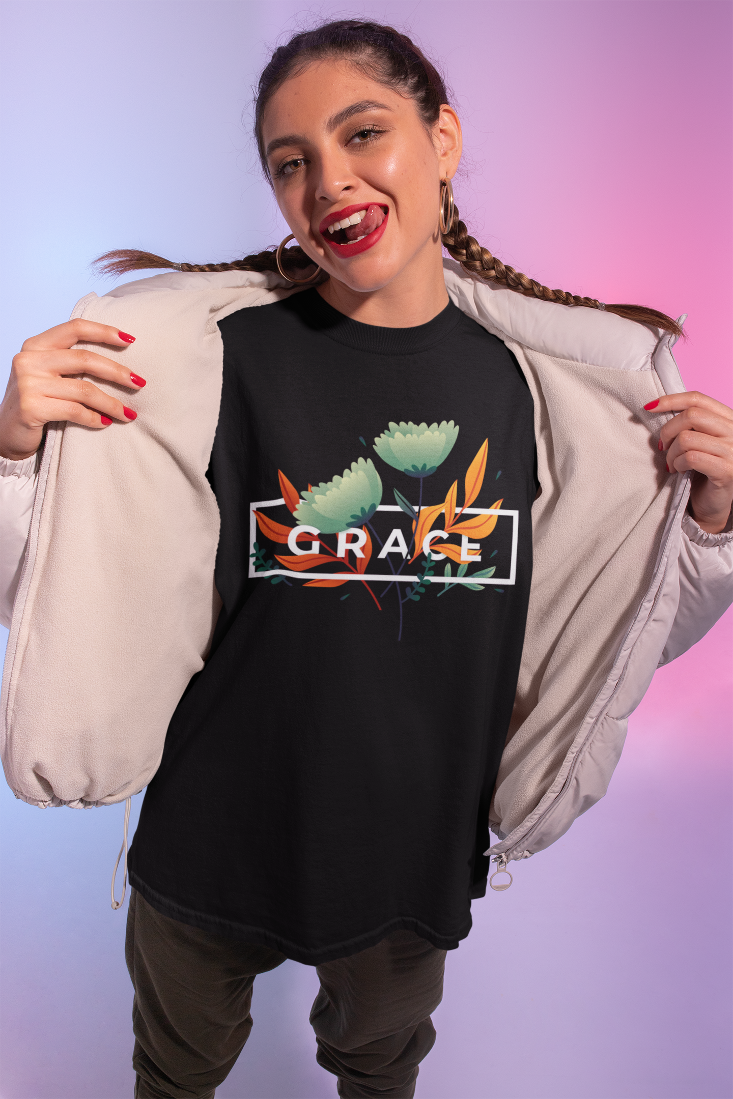 Premium Printed T-shirt | GRACE