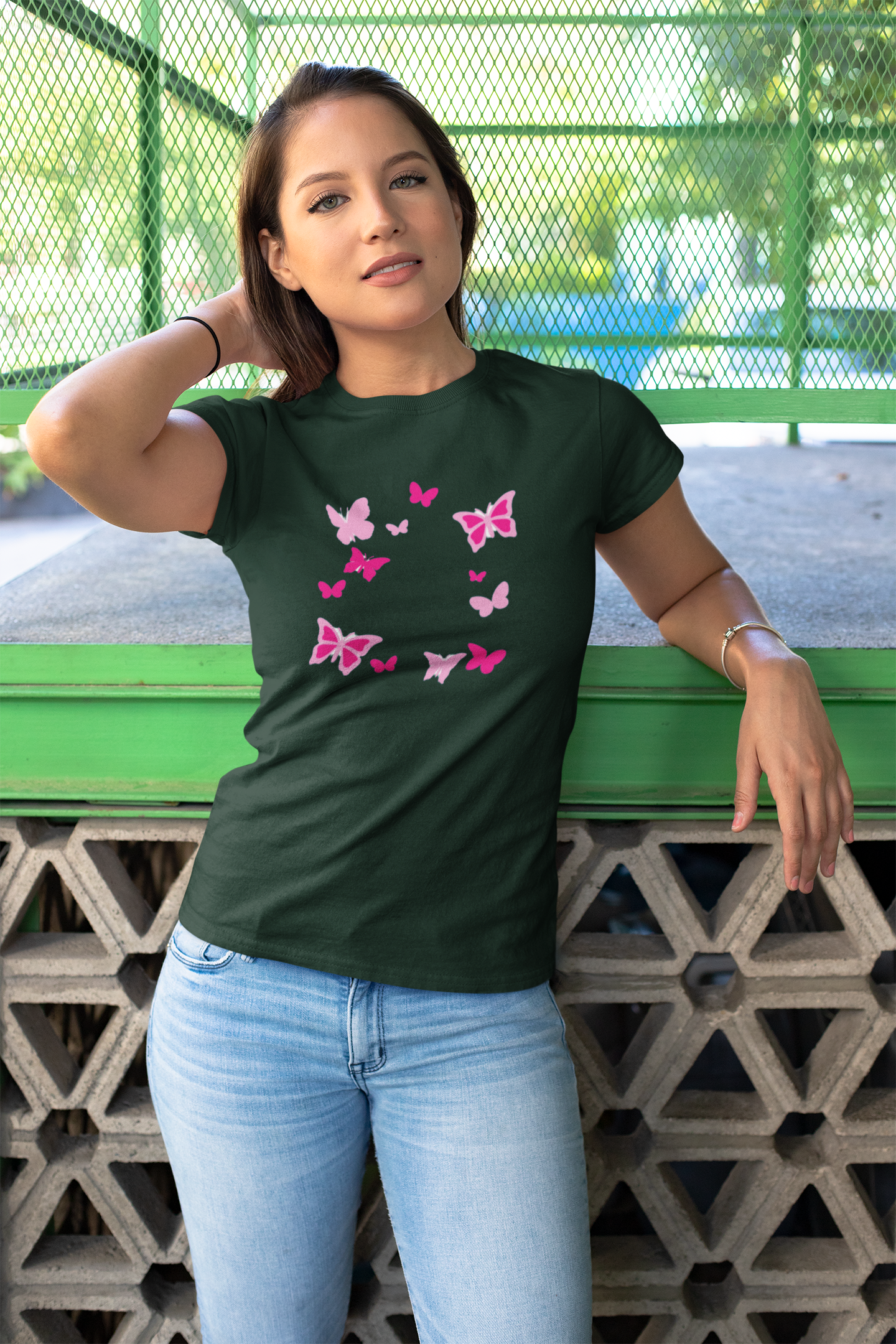 Premium Printed T-shirt | Butterfly