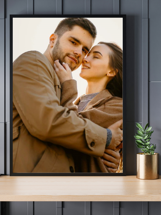 Loving Couple Photo Frame - Personalized