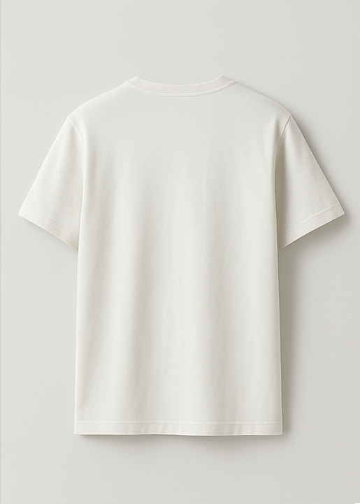 Men's Premium Cotton White T-Shirt