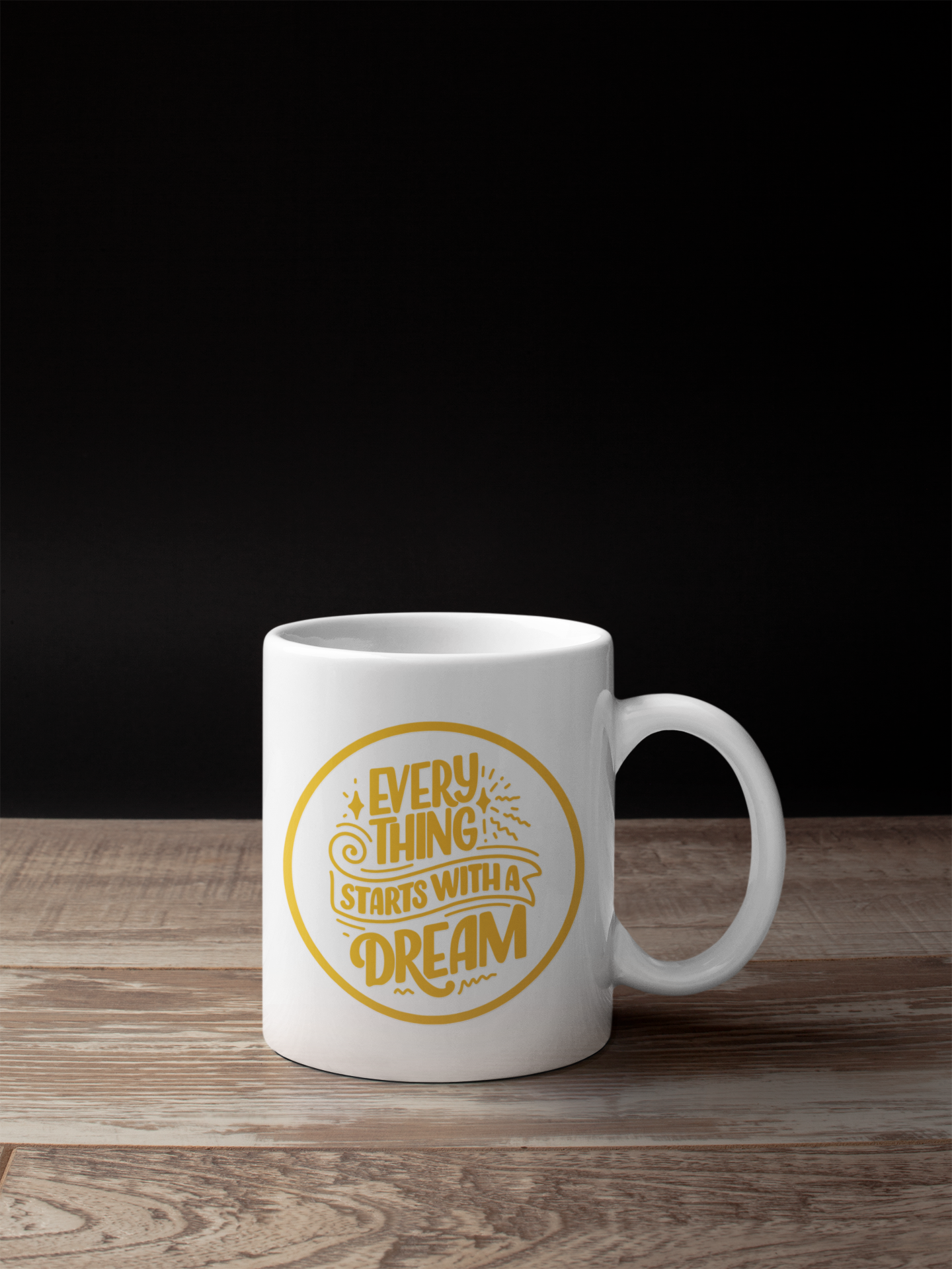 Quality-Packed Personalised Mug | Golden